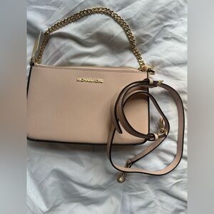 Michael Kors Jet Set Medium Saffiano Leather Crossbody Bag